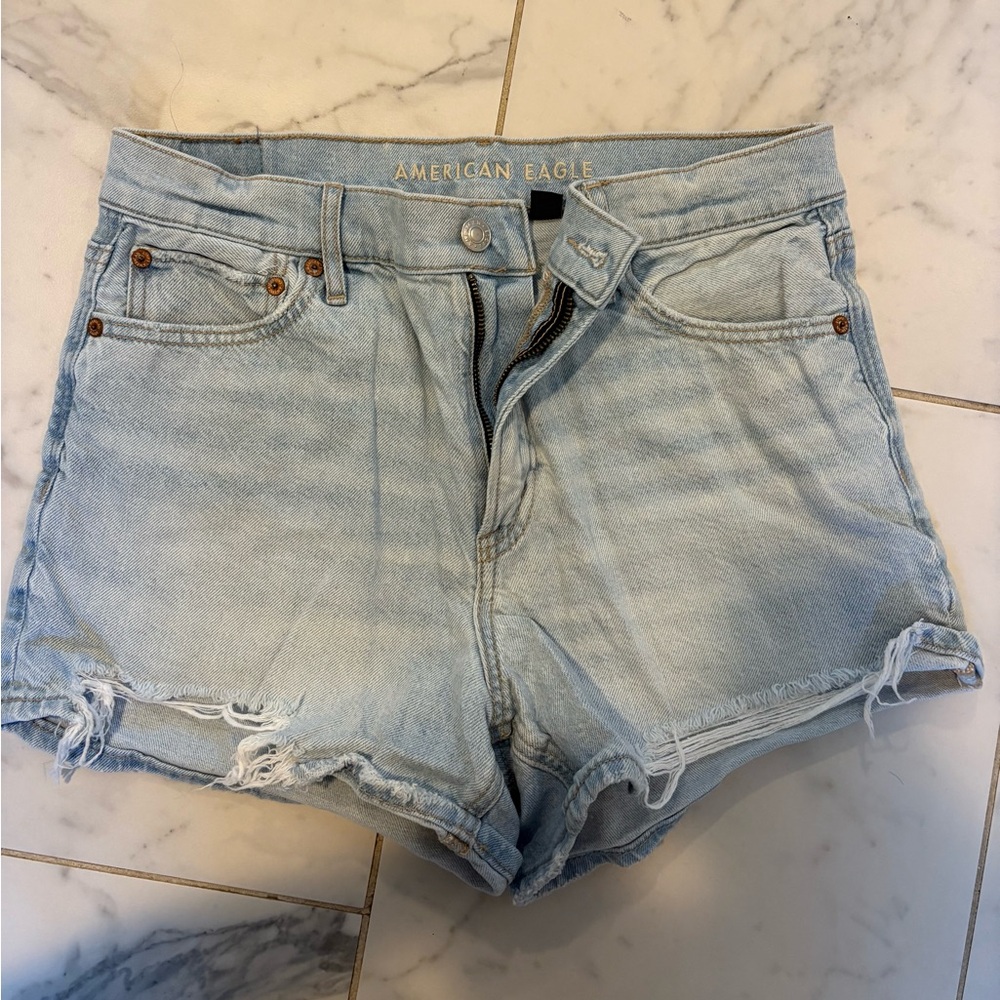 American Eagle Outfitters Light Wash Jean Shorts